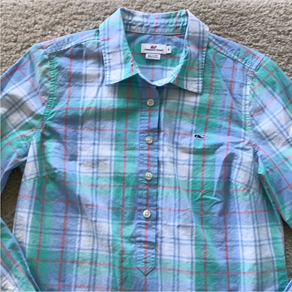 Vineyard Vines Plaid Popover Shirt - Picture 3 of 6
